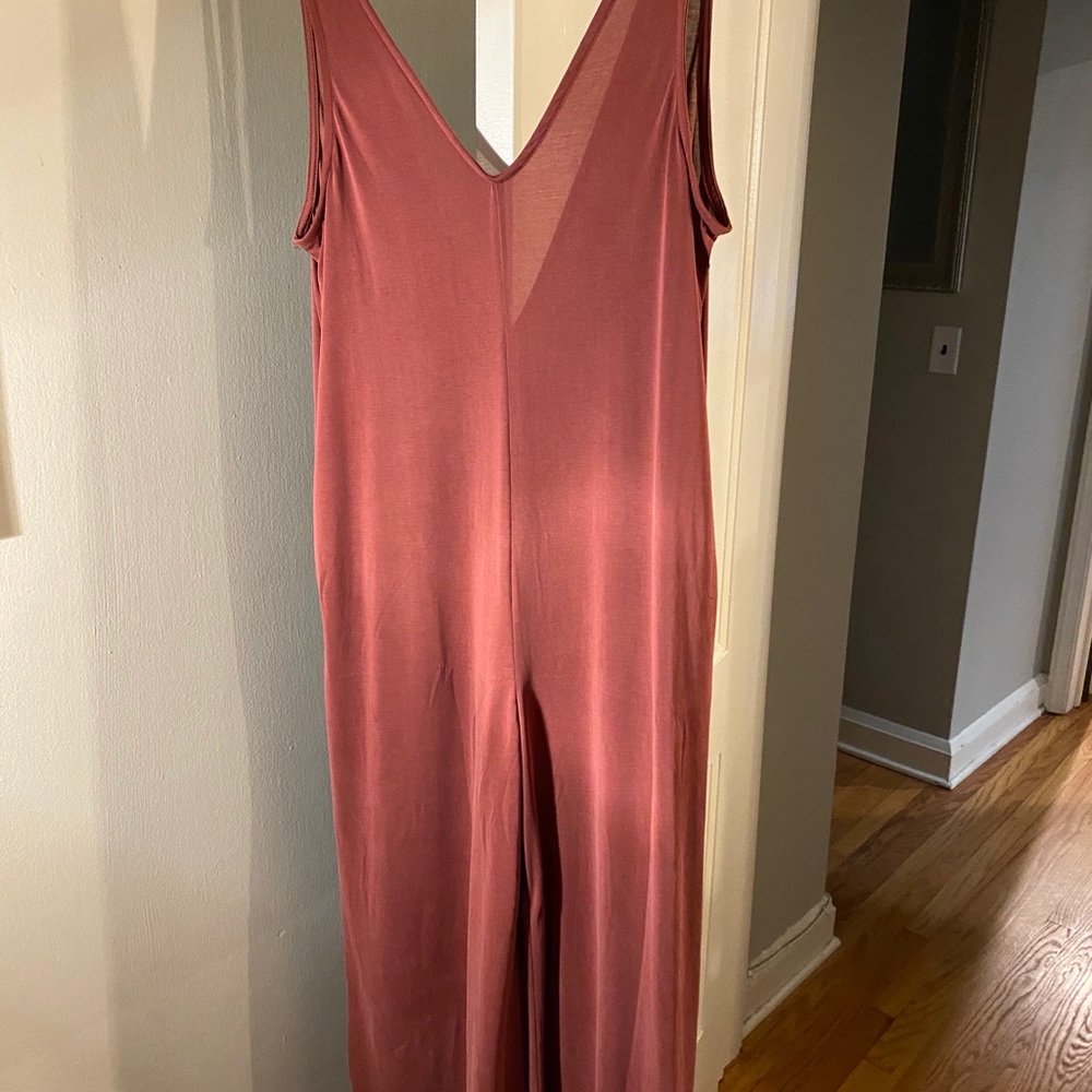 Lulus Burgundy Culotte Jumpsuit